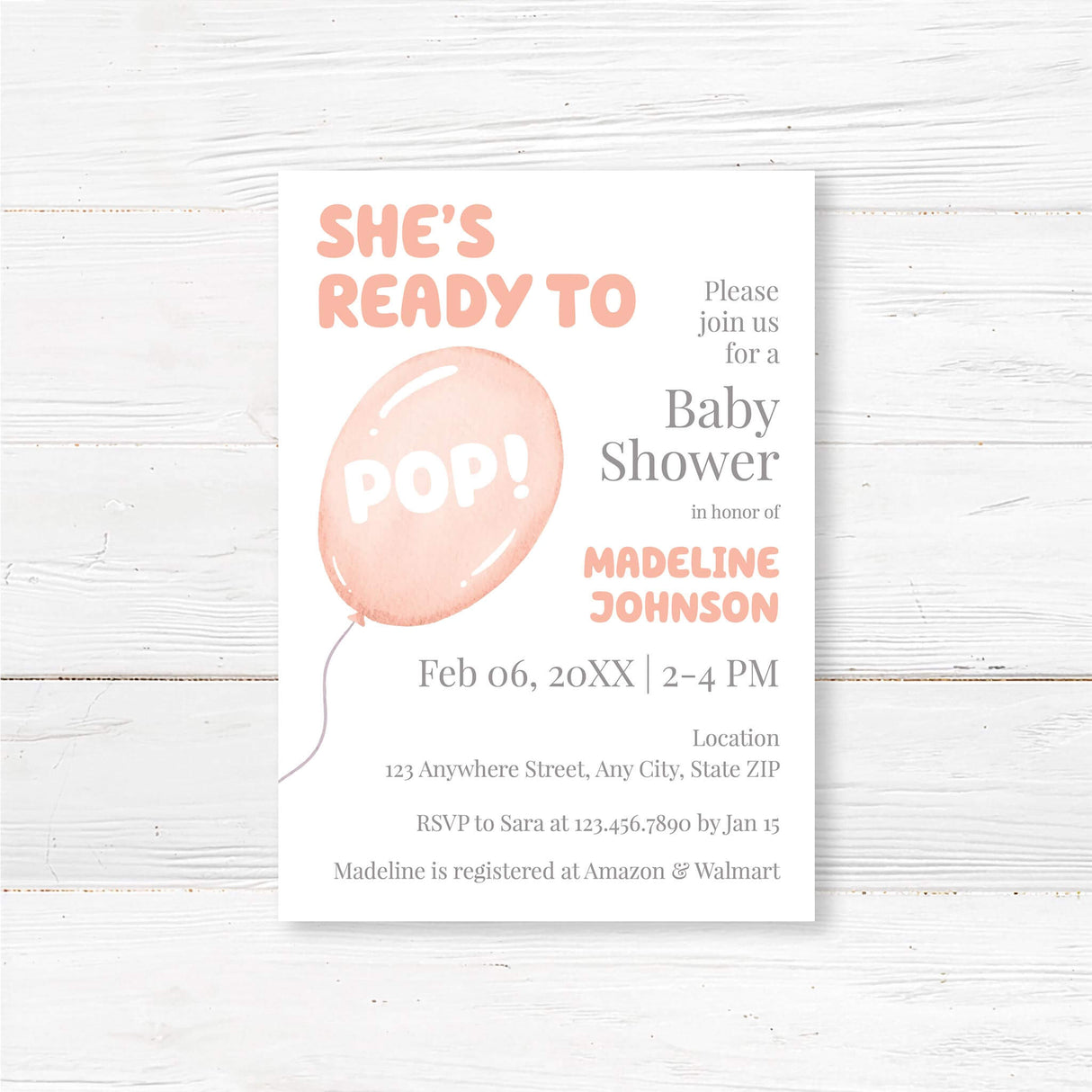 Bereit zum Platzen der Dusche