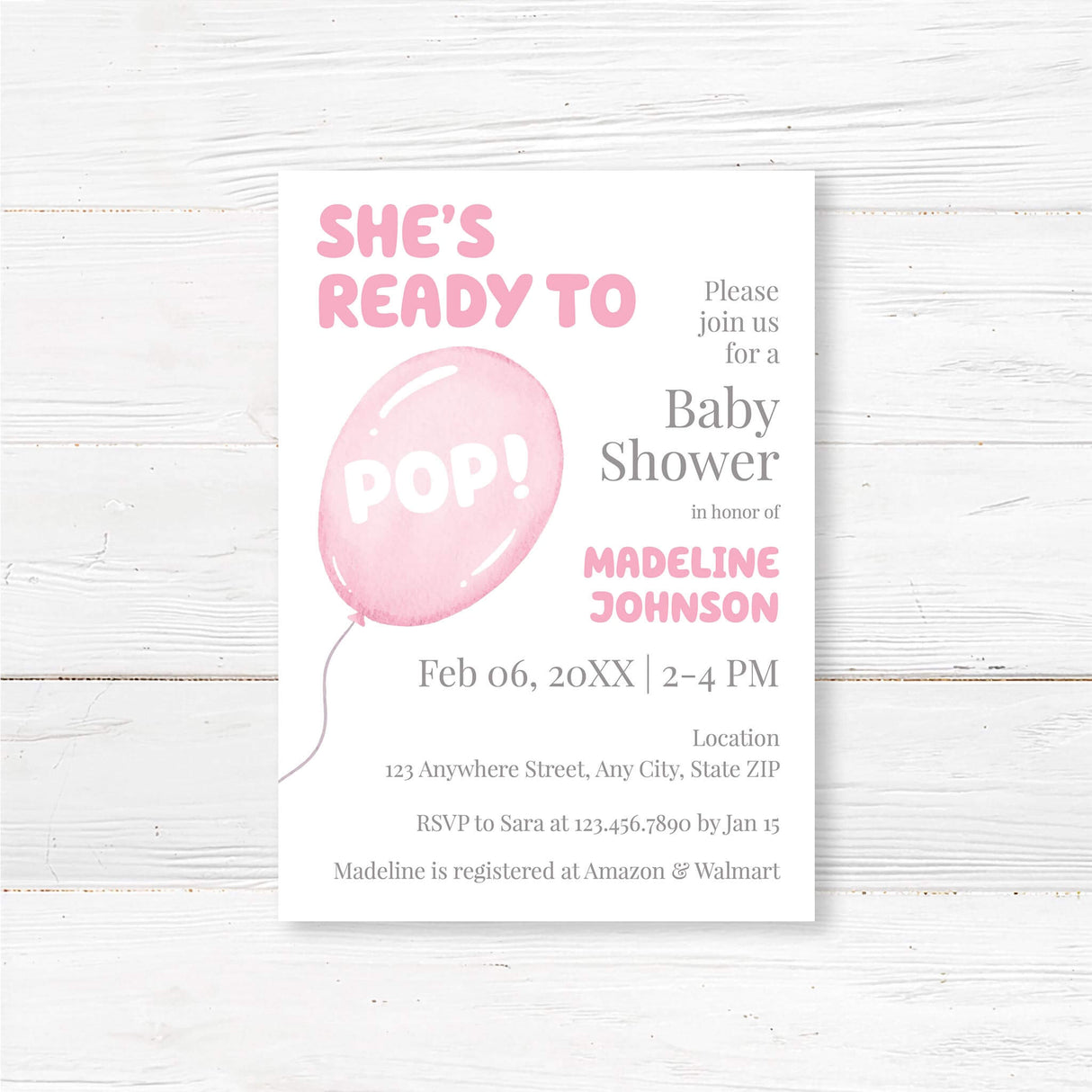 Bereit zum Platzen der Dusche