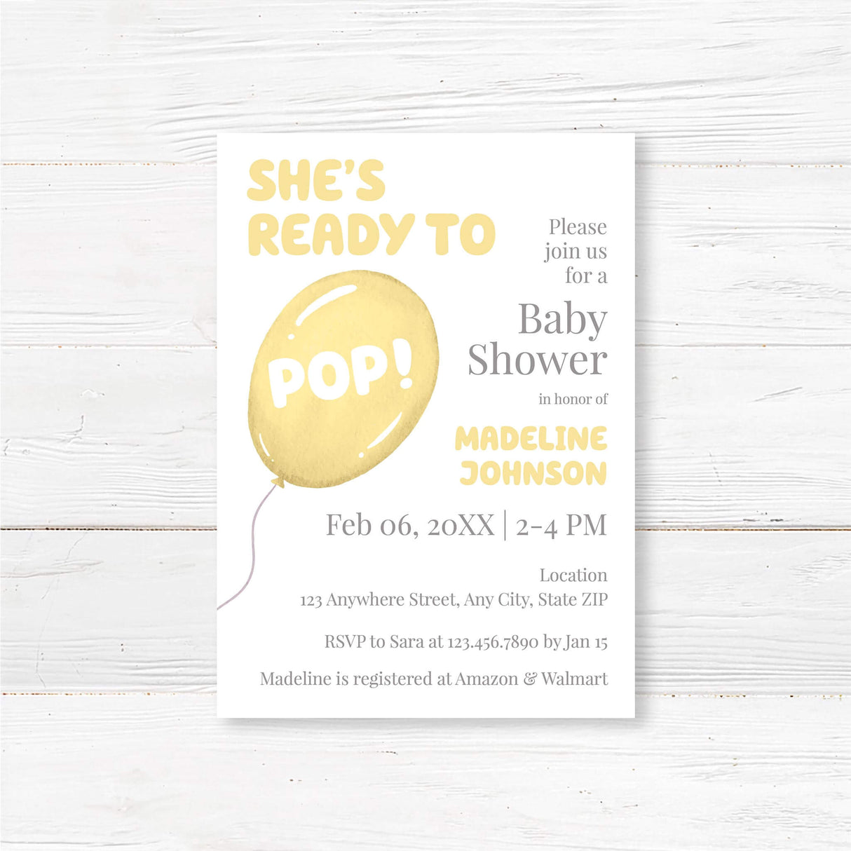 Bereit zum Platzen der Dusche