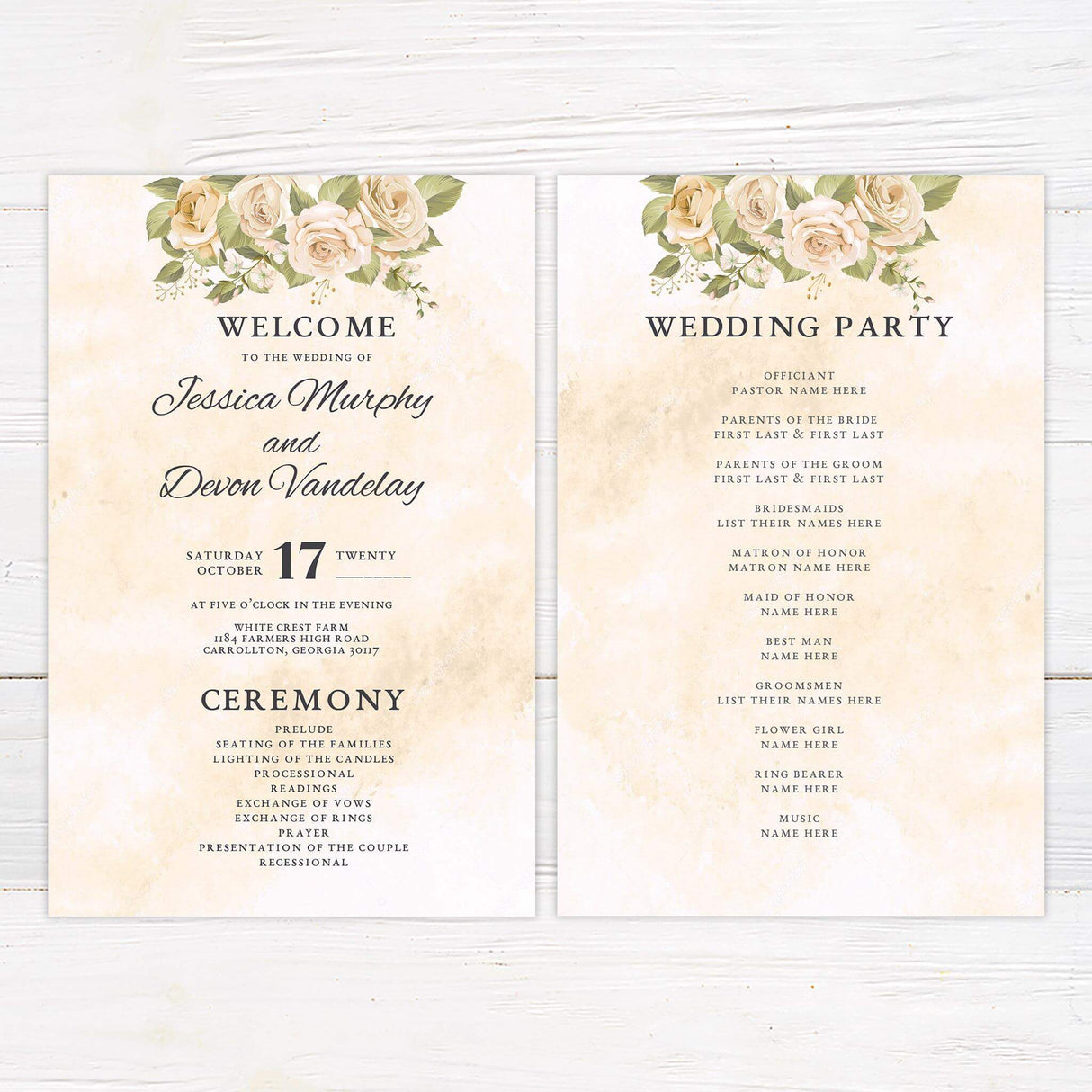 Rose Dream Invitations - goprintplus
