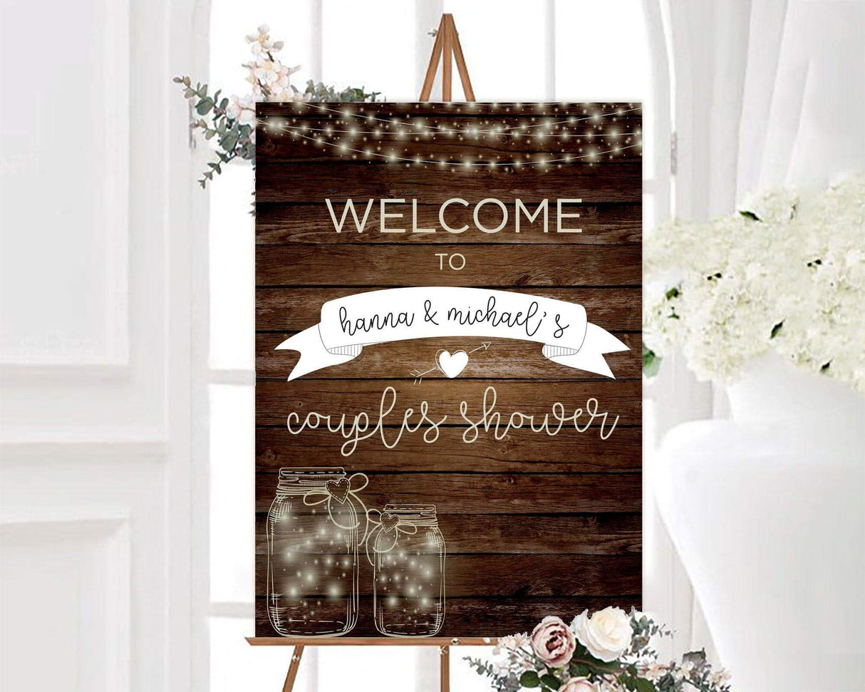 Rustic Lights Invitation - goprintplus