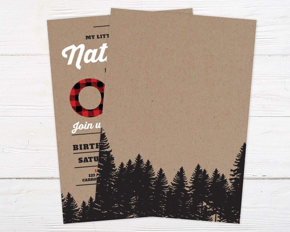 Rustic Outdoor Party Invitation - goprintplus
