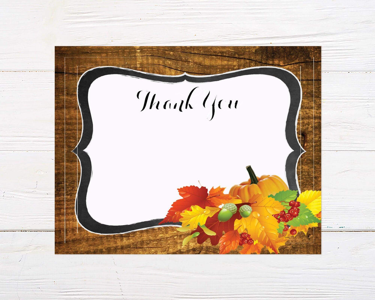 Rustic Fall Shower Invitation - goprintplus