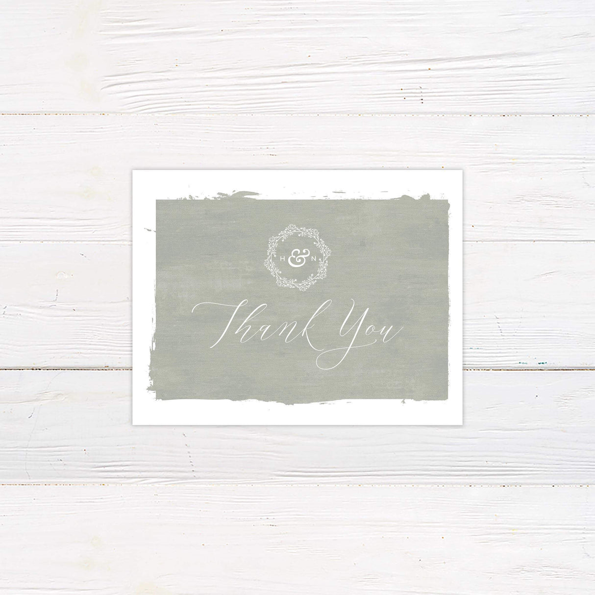 Seafoam Canvas Thank You Card - goprintplus