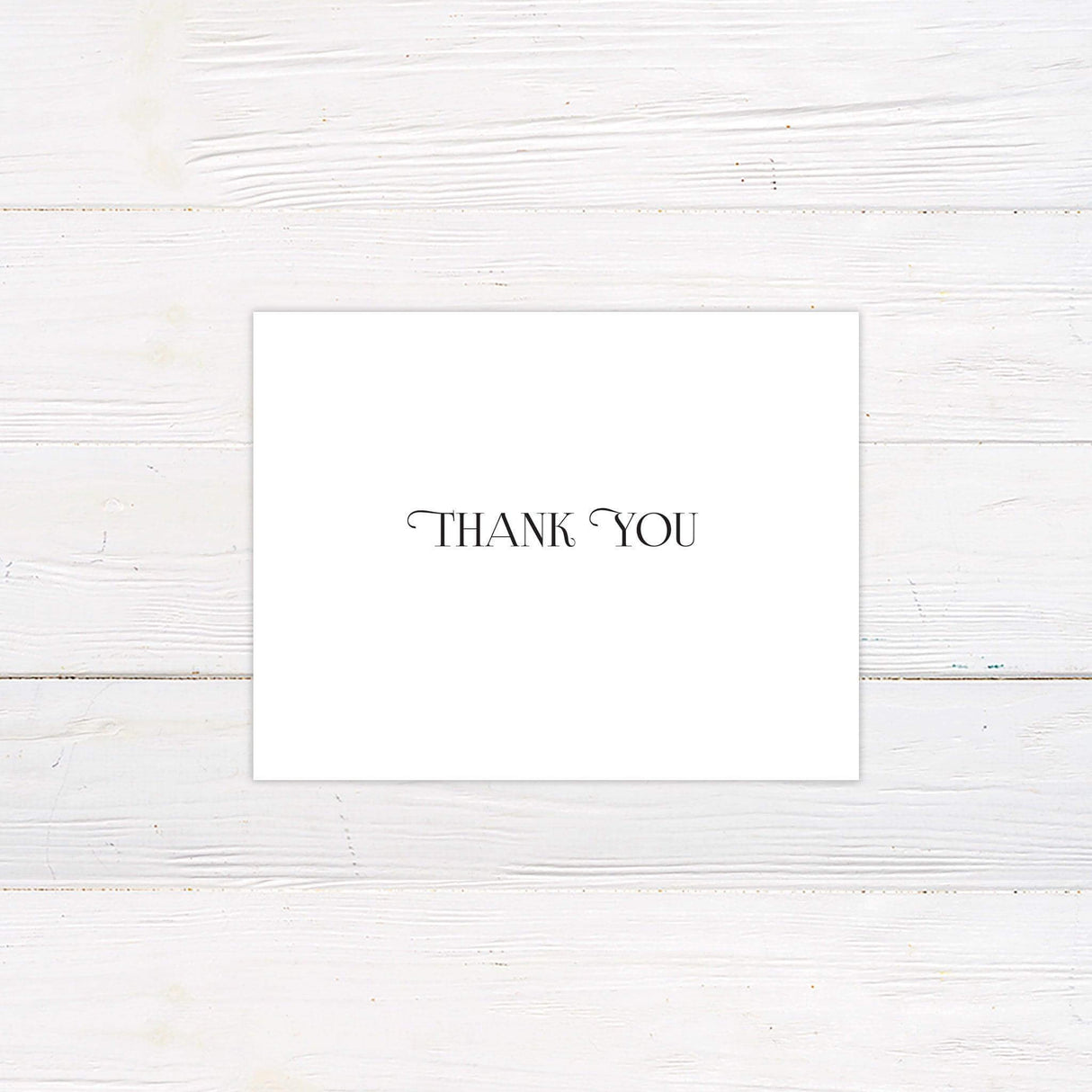 Simple Basic Thank You Card - goprintplus