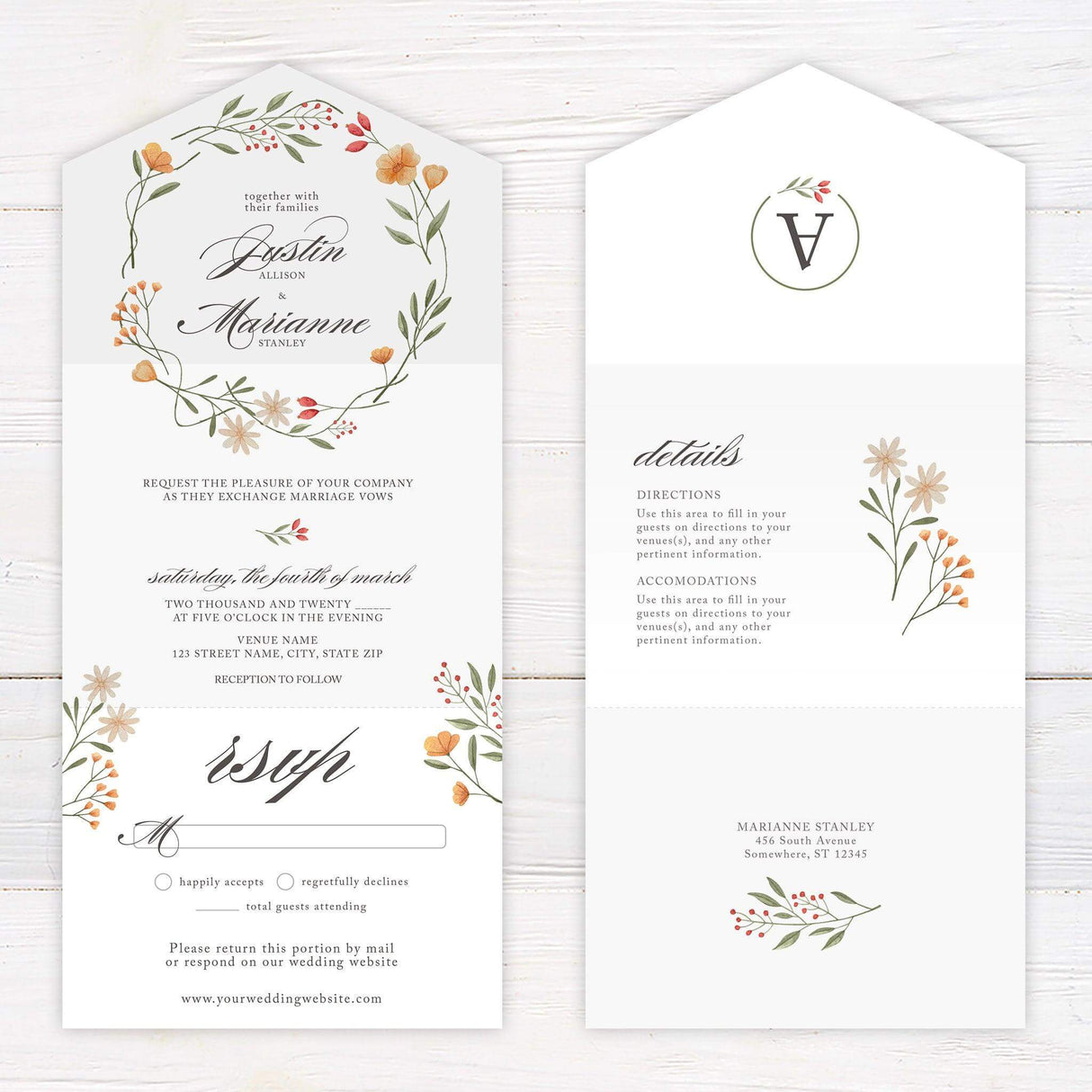 Simple Wreath All in One - goprintplus