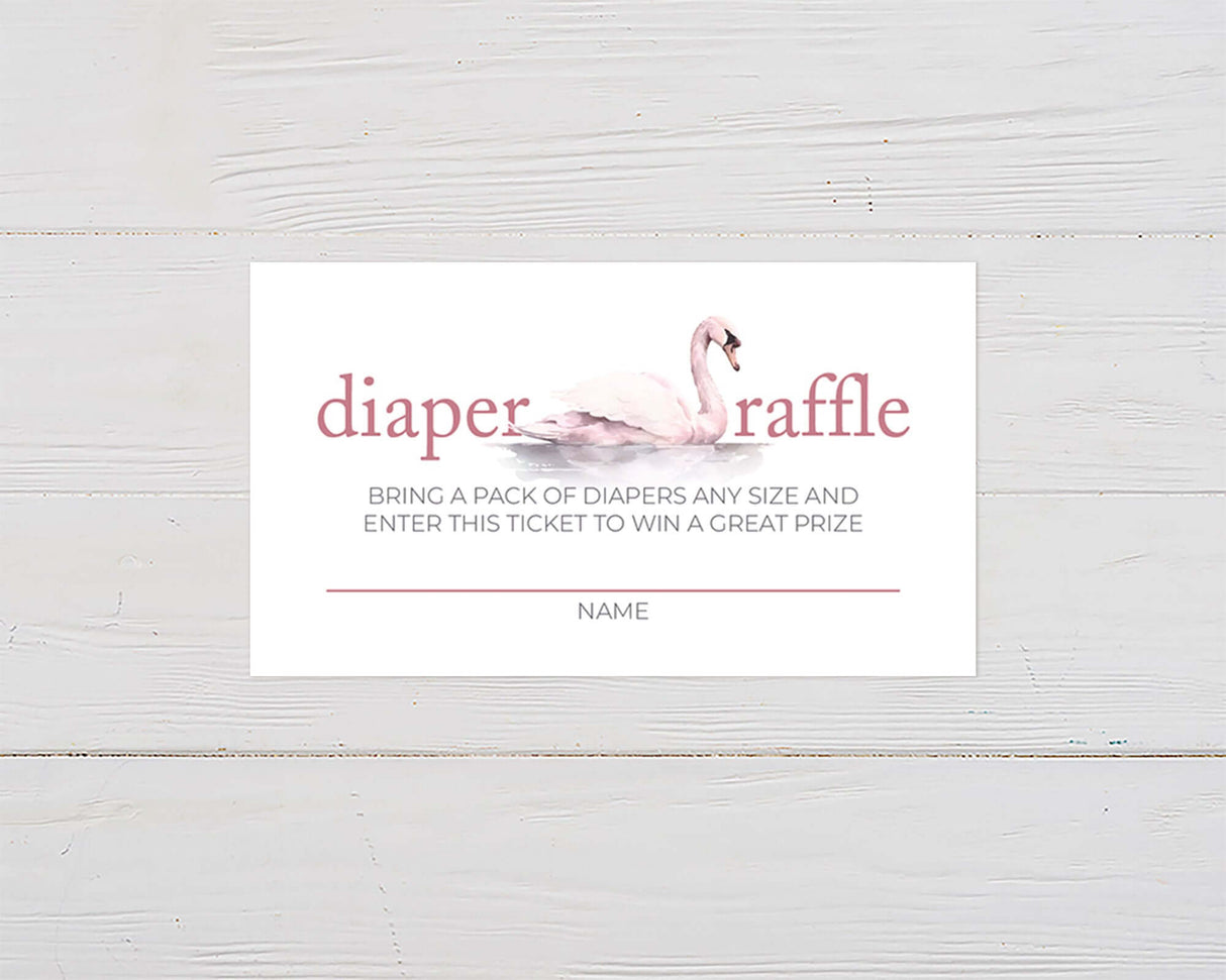 Soft-Pink-Swan-Baby-Shower-Diaper-Raffle-Thumbnail