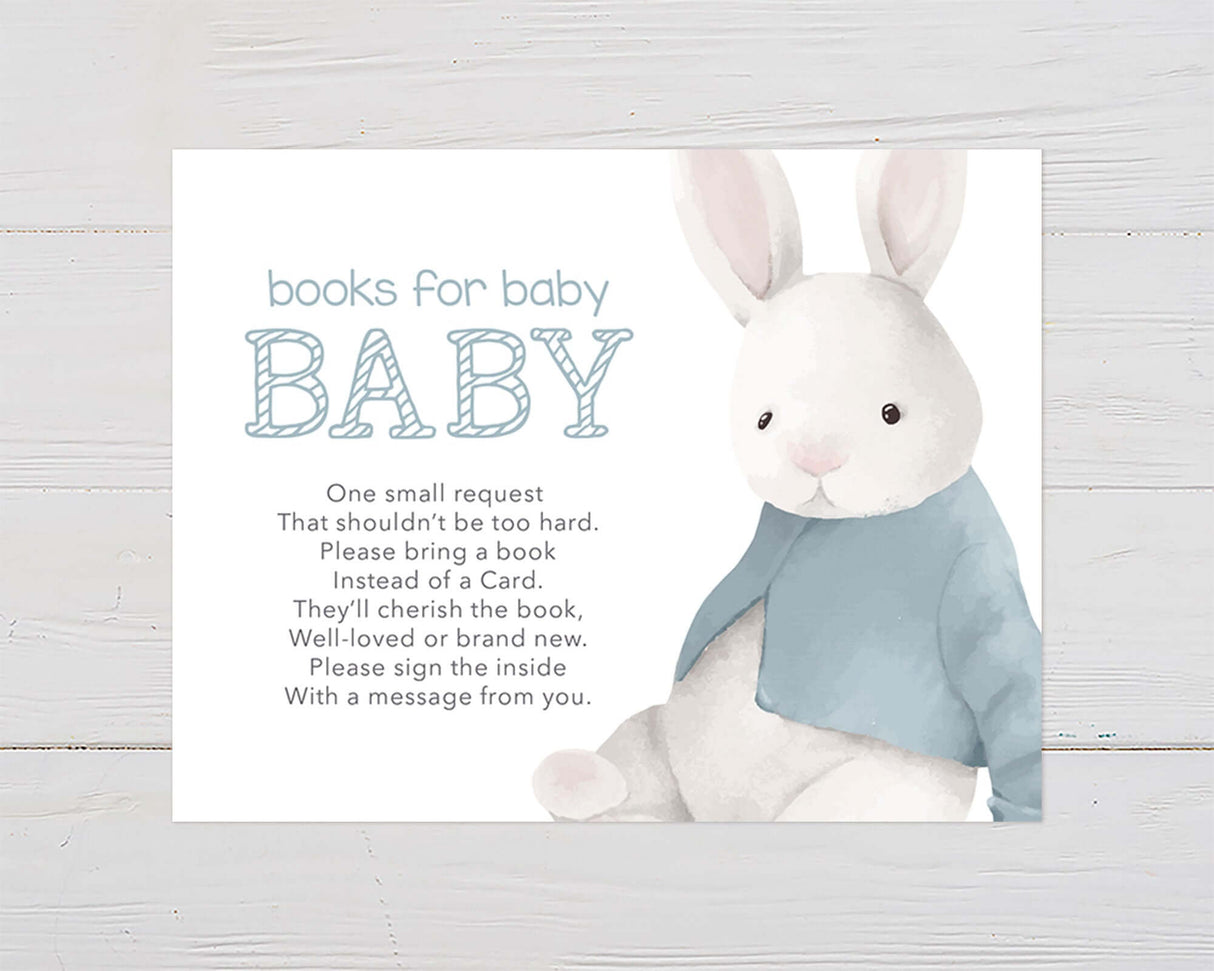 Invitación suave para baby shower de conejo