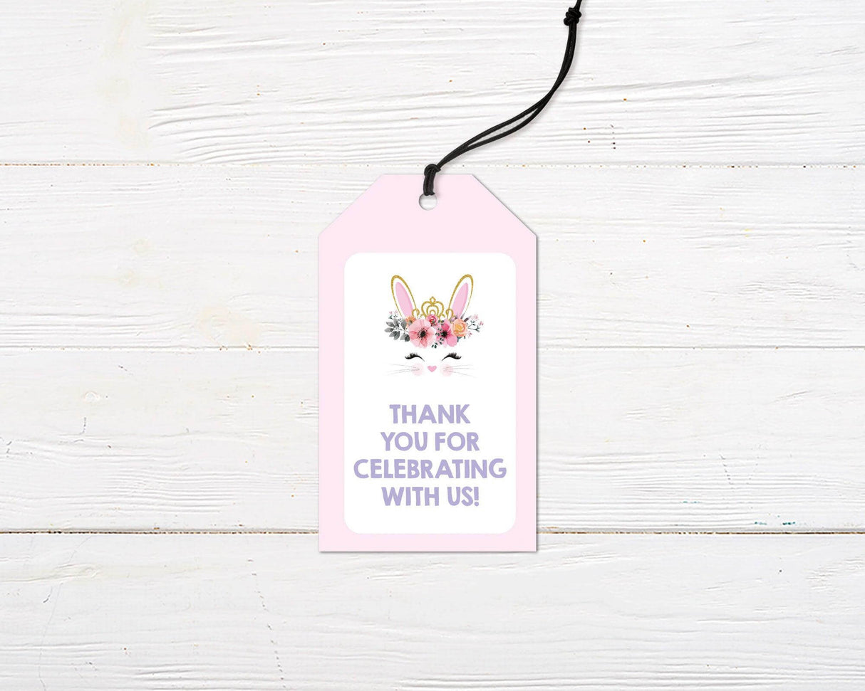 Some Bunny Favor Tag - goprintplus