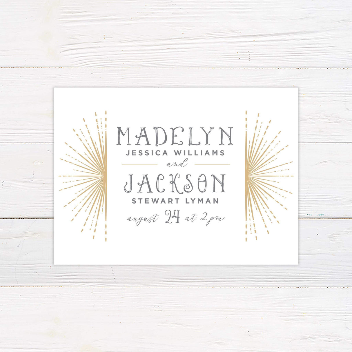 Starburst Save The Date - goprintplus