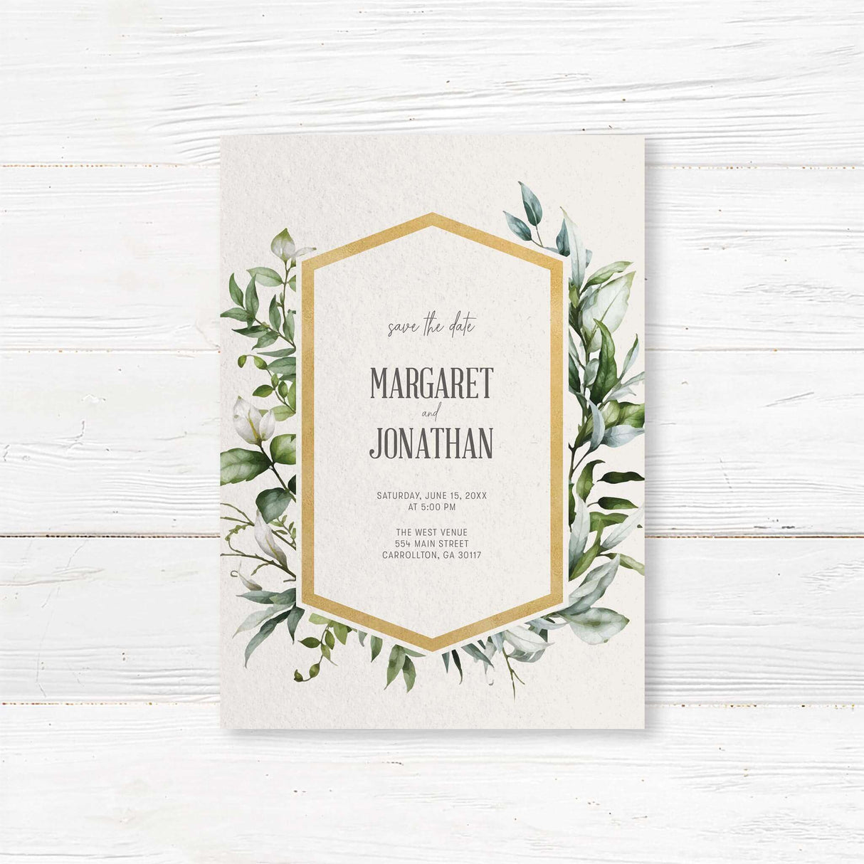 A romantic floral Save the Date card adorned with delicate blush roses, wildflowers, and soft greenery, perfect for spring, summer, and autumn weddings. Printed on luxury textured cardstock, this personalized Save the Date allows customization of couple’s names, wedding date, and location. A beautiful keepsake for guests, ideal for boho, garden, rustic, vineyard, or elegant wedding themes.