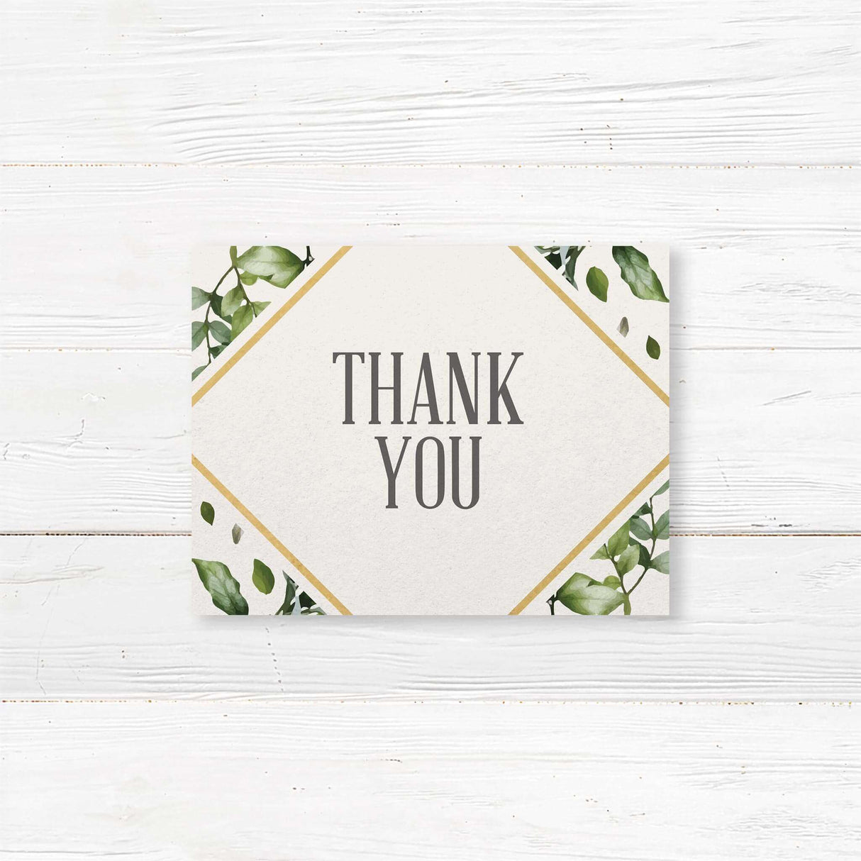 A romantic and heartfelt wedding thank-you card adorned with delicate watercolor florals, soft greenery, and modern handwritten script. Printed on high-quality cardstock, this custom thank-you note allows you to add a personal message or wedding photo to express gratitude to guests. Perfect for bohemian, classic, rustic, and elegant wedding themes, making a cherished keepsake for friends and family.