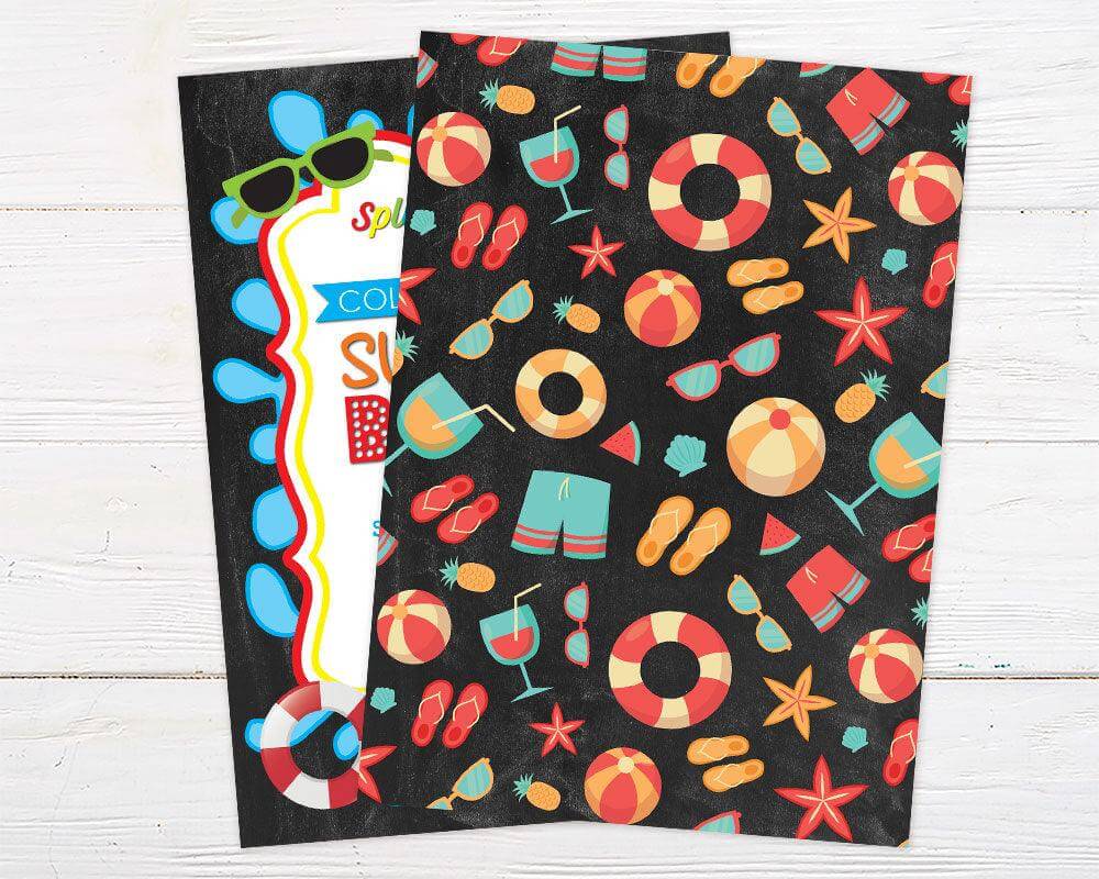 Summer Bash Birthday Invitation - goprintplus