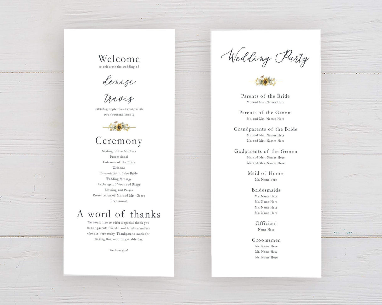 Sunflower and Butterfly Program - goprintplus