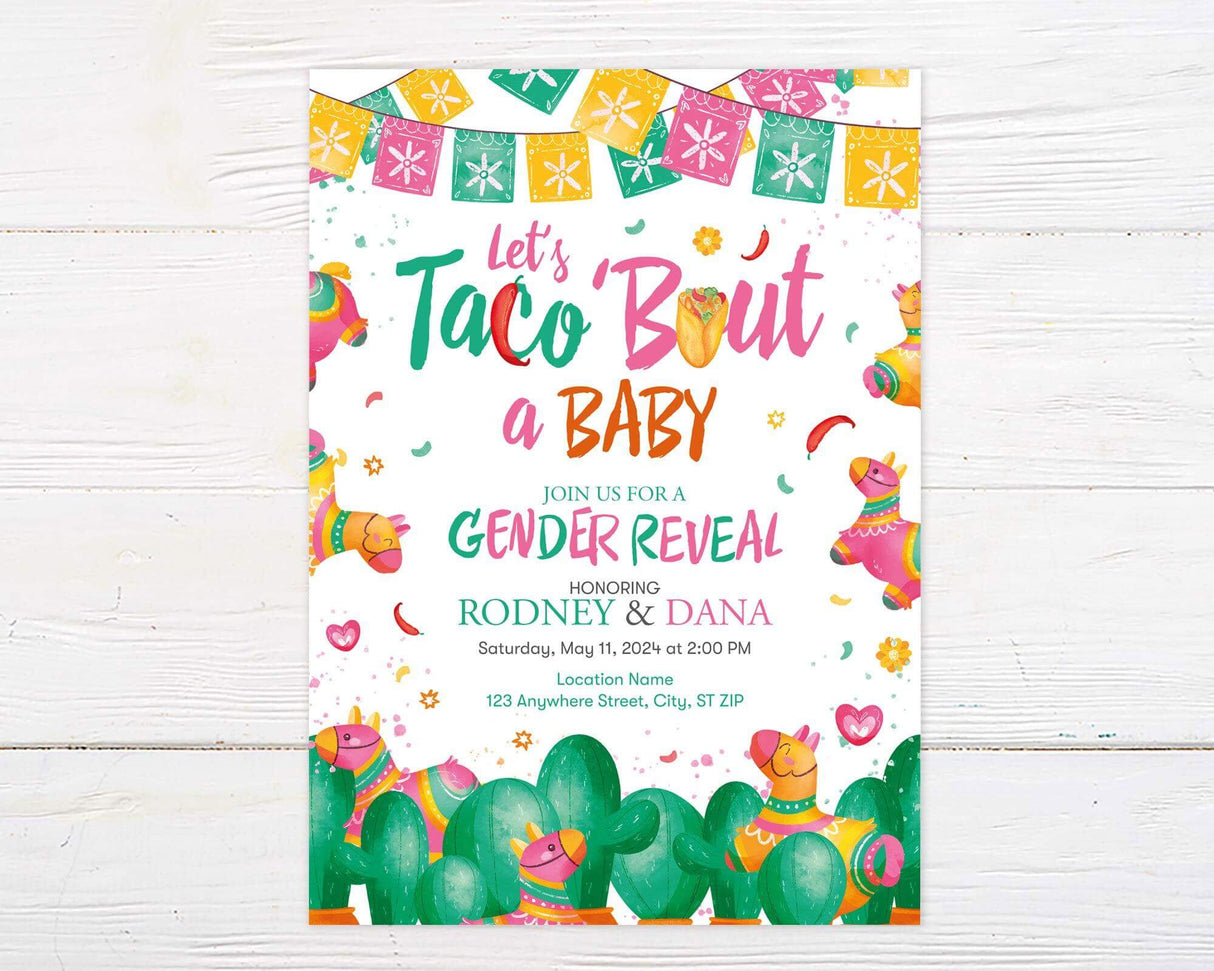 Taco Bout a Baby Gender Reveal - goprintplus