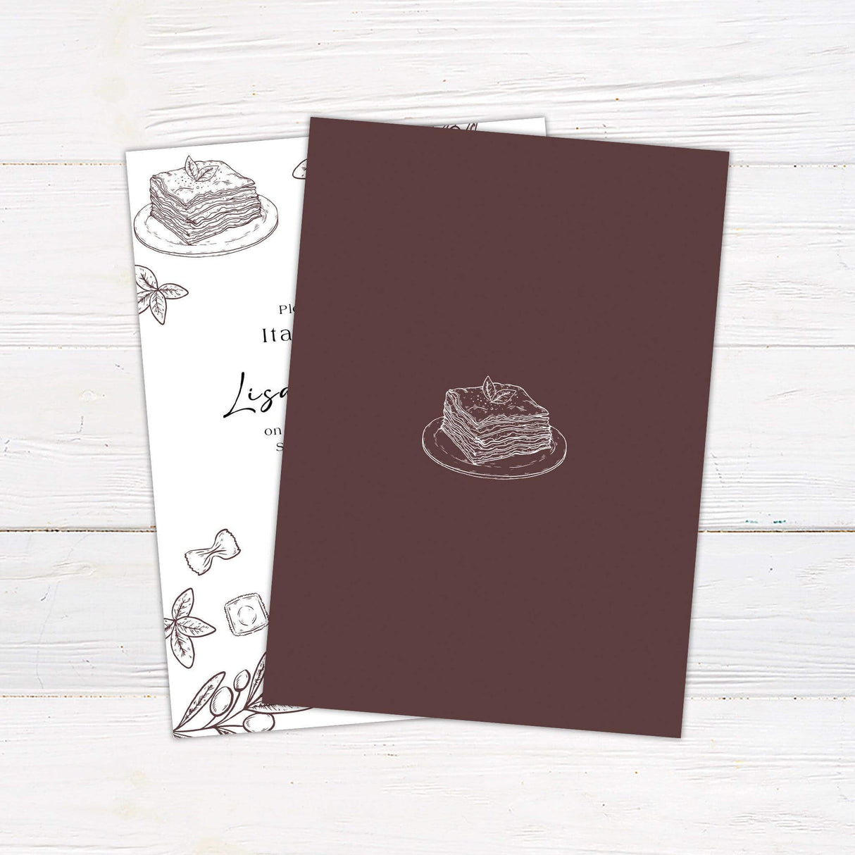 That's Amore Invitation - goprintplus