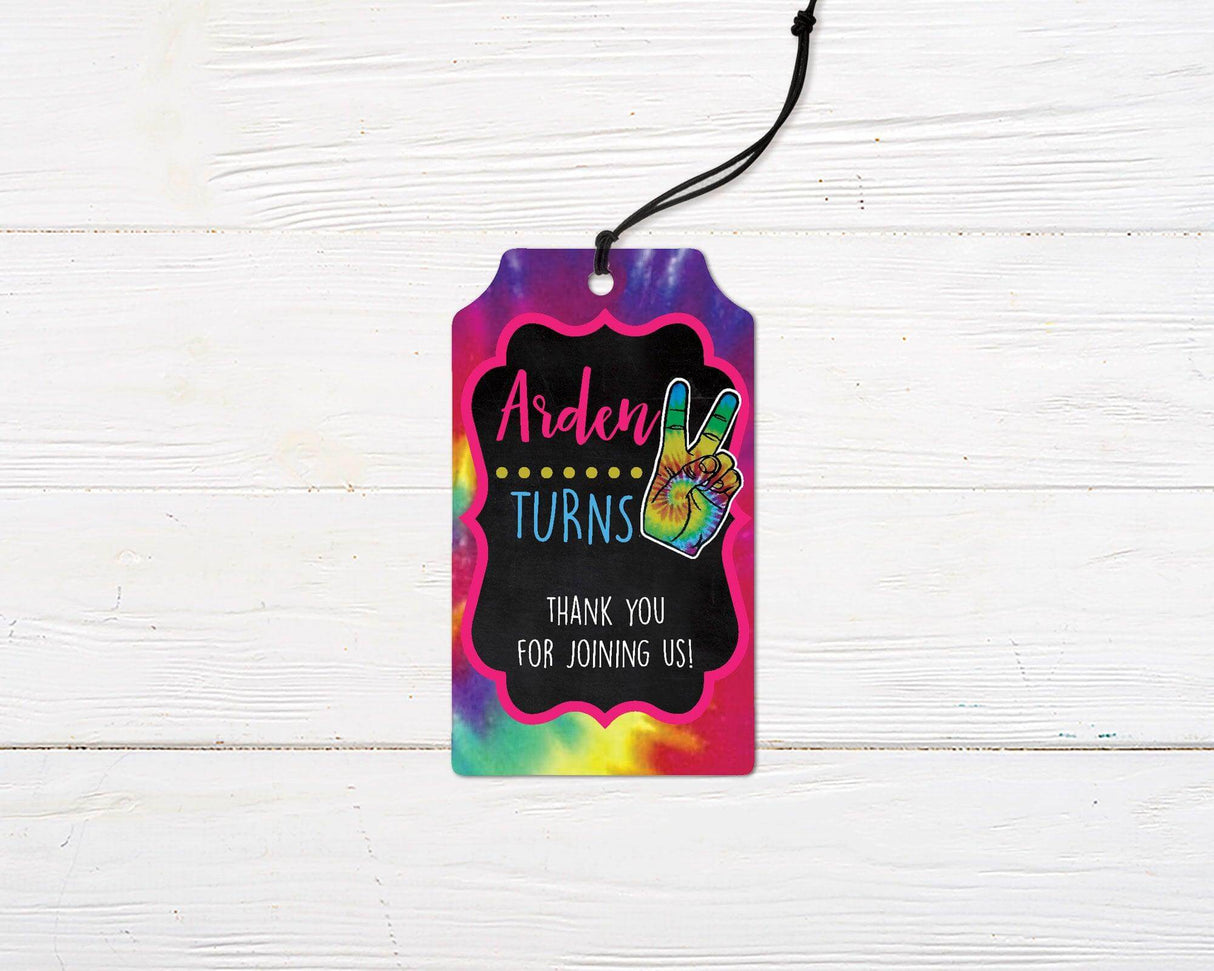 Tie Dye Birthday Invitations - goprintplus