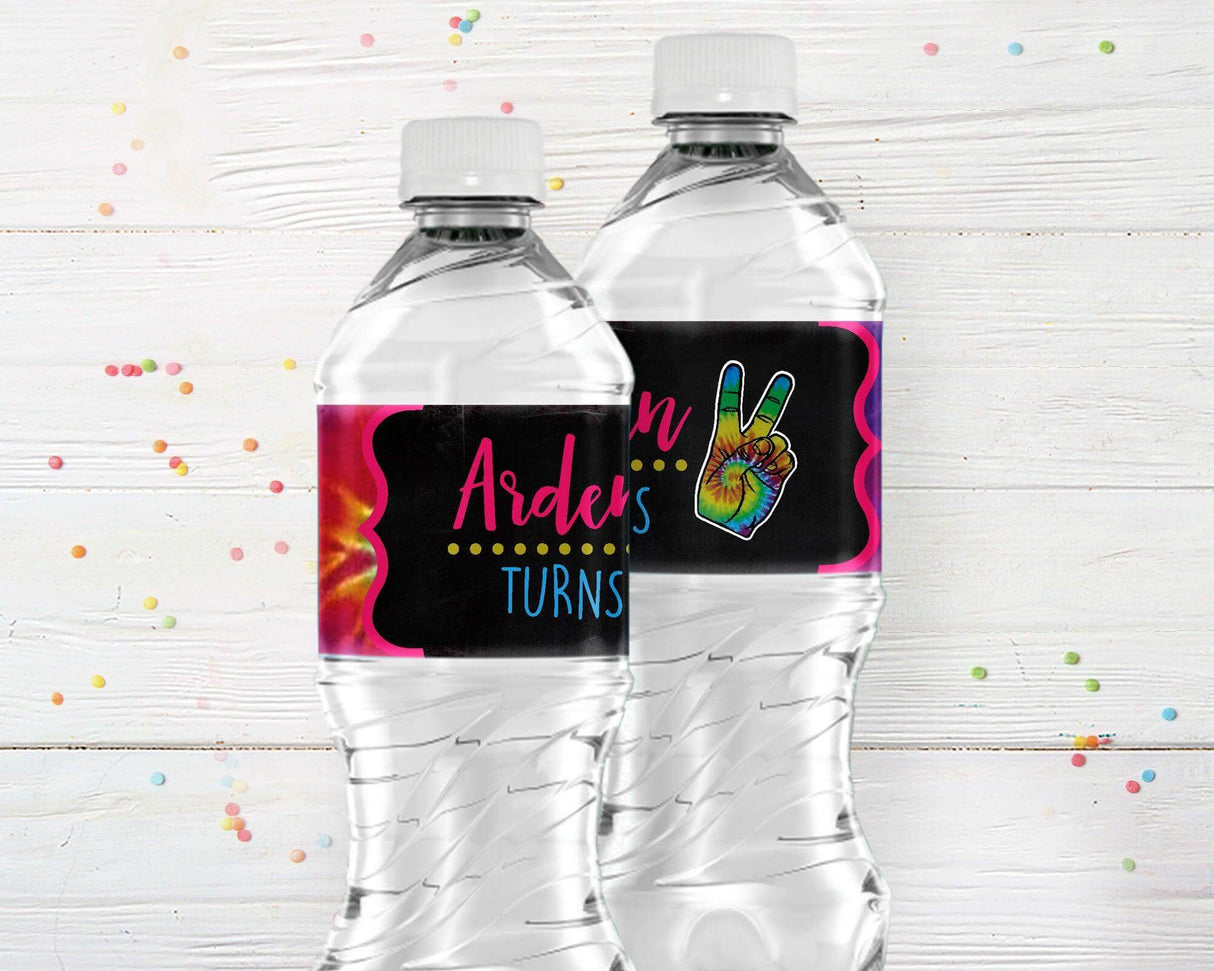 Tie Dye Birthday Invitations - goprintplus