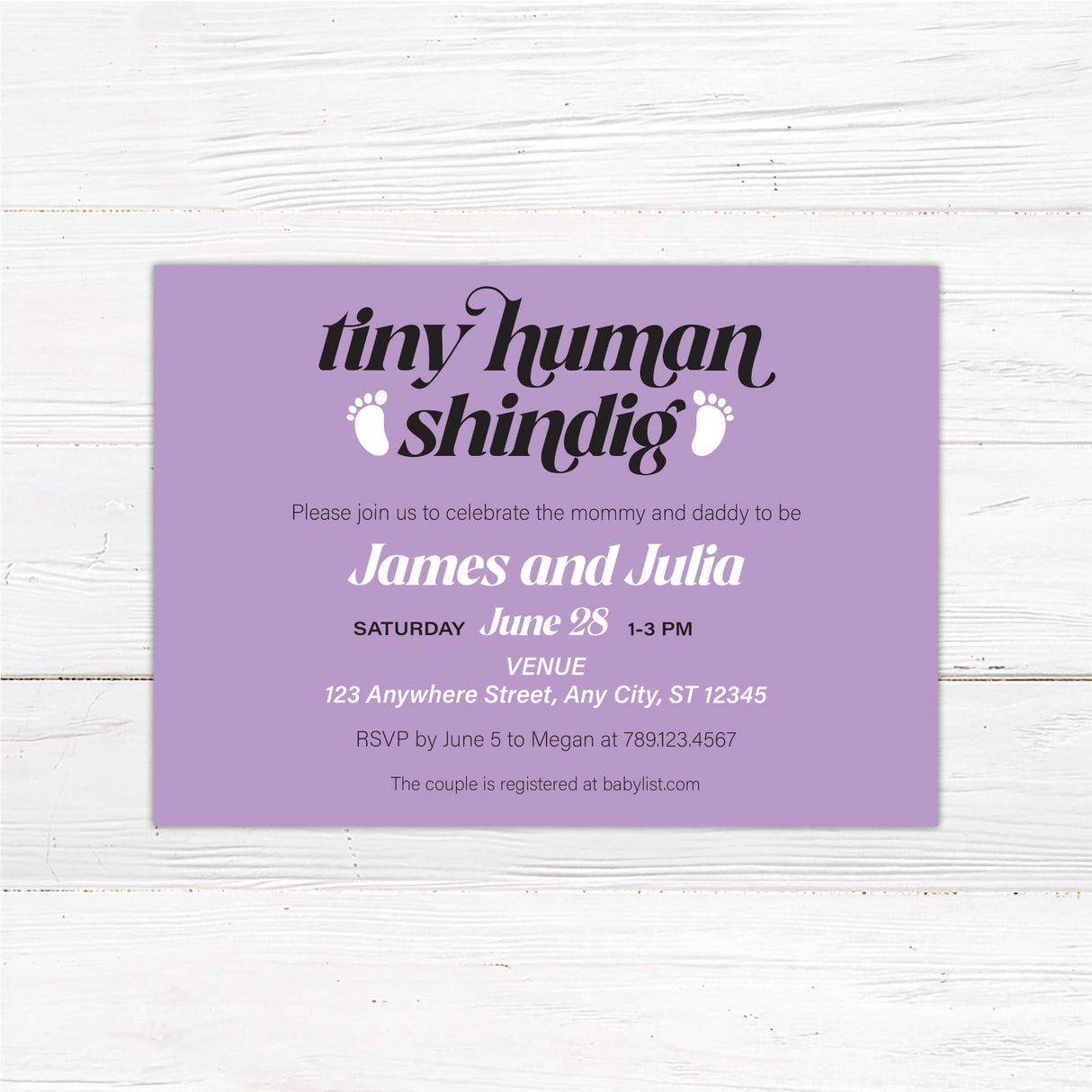 Winzige menschliche Shindig-Dusche