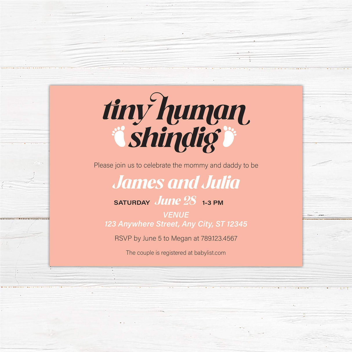 Winzige menschliche Shindig-Dusche