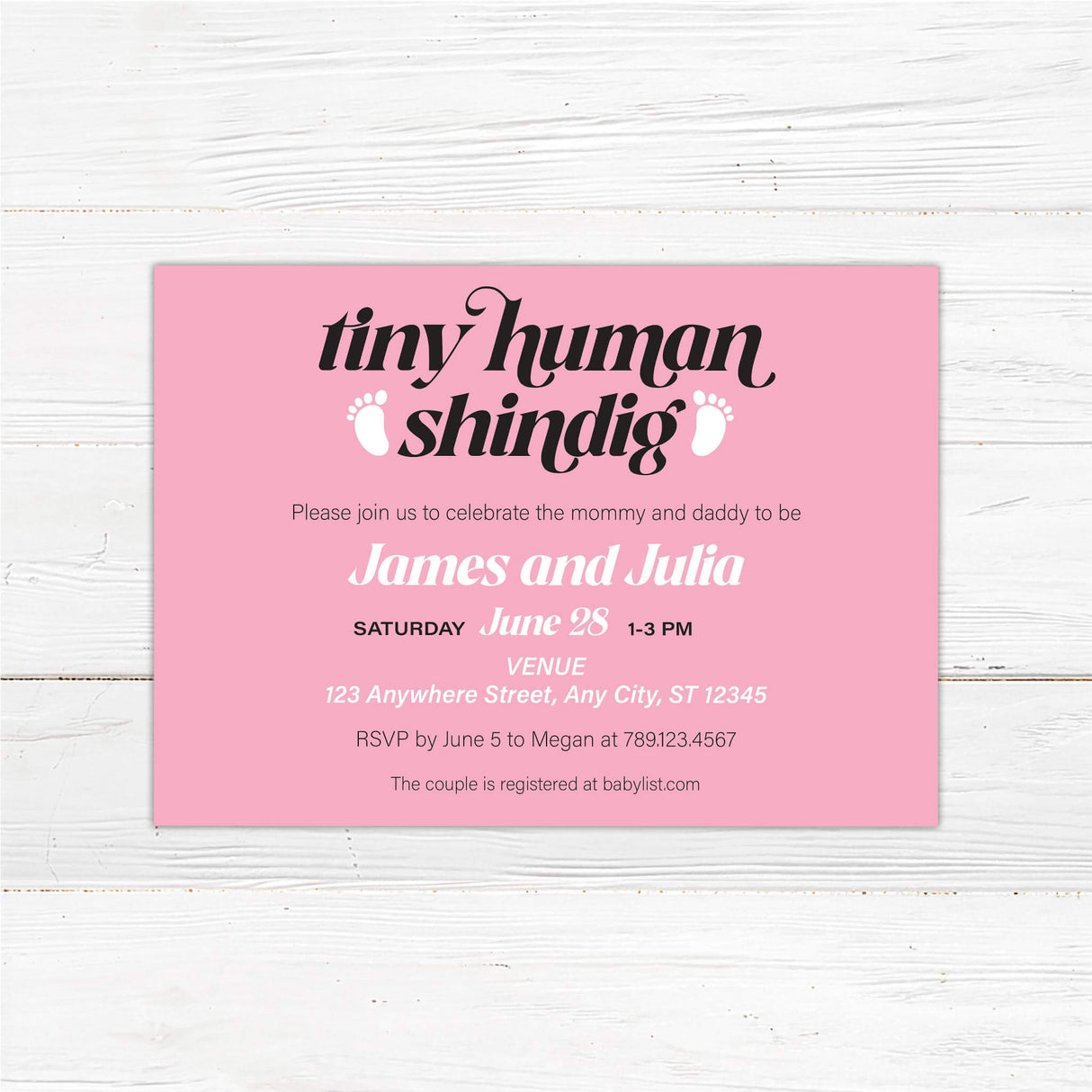 Winzige menschliche Shindig-Dusche