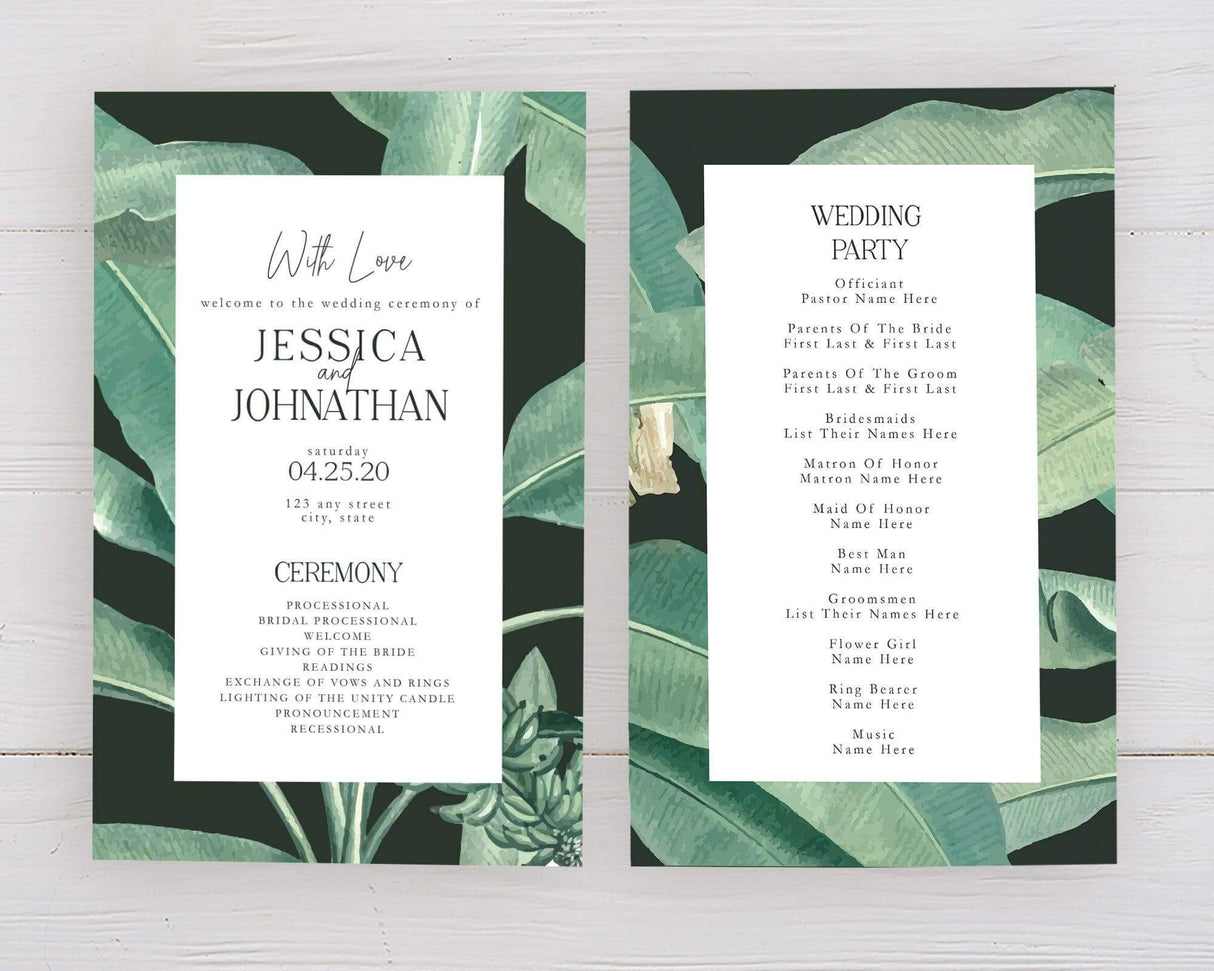 Tropical Leaves Program - goprintplus