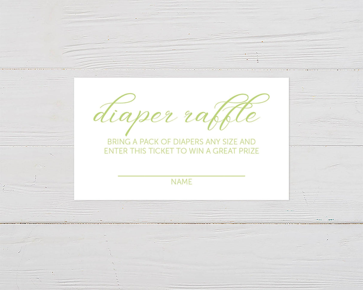 Twice the Joy Diaper Raffle Ticket - goprintplus