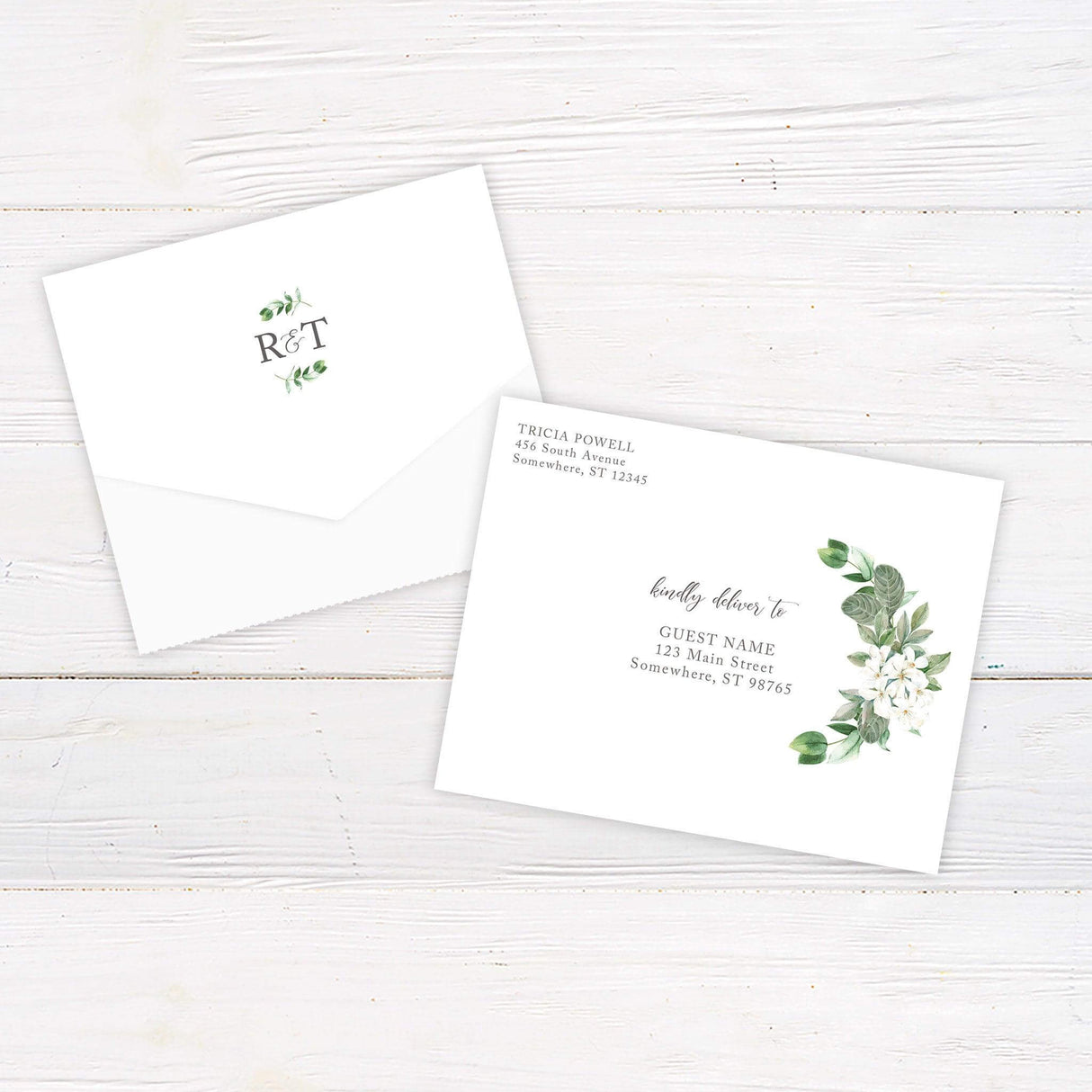 White Floral All in One - goprintplus