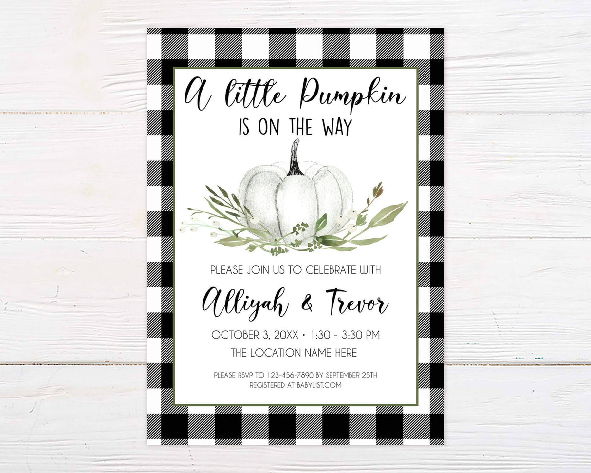 White Pumpkin Shower - goprintplus