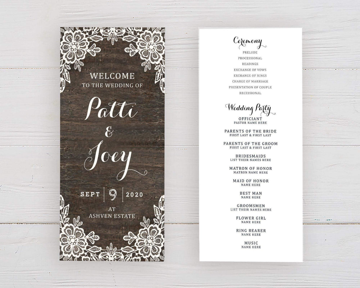 Wood and Lace Program - goprintplus