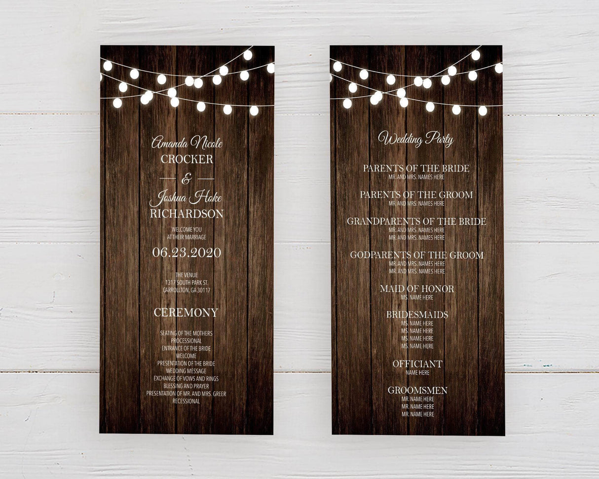 Wooden Program - goprintplus