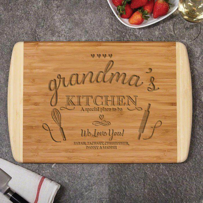 Bamboo 2-Tone Cutting Board - goprintplus