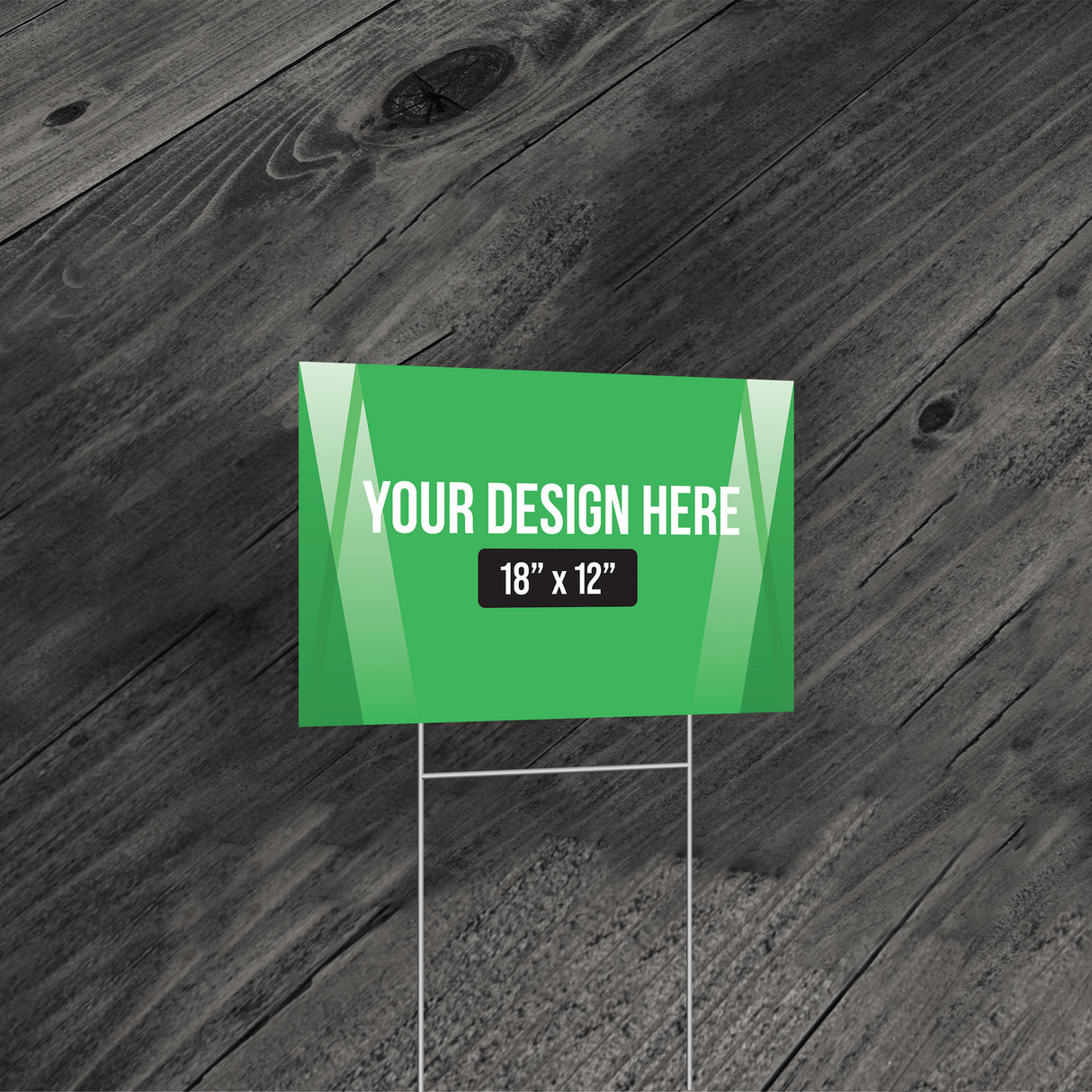 18 x 12 (Landscape) Upload Your Print Ready Art Yard Signs