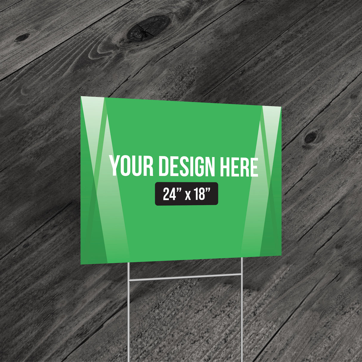 24 x 18 (Landscape) Upload Your Print Ready Art Yard Signs