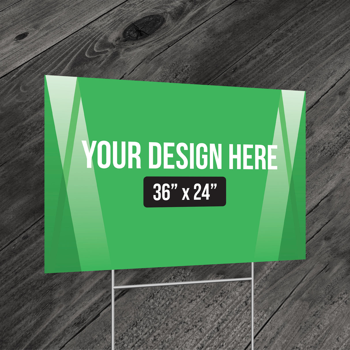 36 x 24 (Landscape) Upload Your Print Ready Art Yard Signs