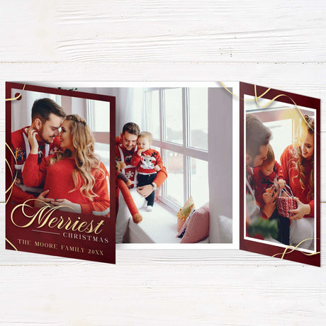 Holiday card featuring a family celebrating together, highlighting why holiday cards are the unsung heroes of the festive season.