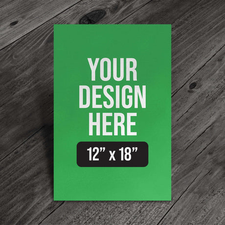 Image showcasing a customizable design template in green, perfect for The DIY Design Revolution project.