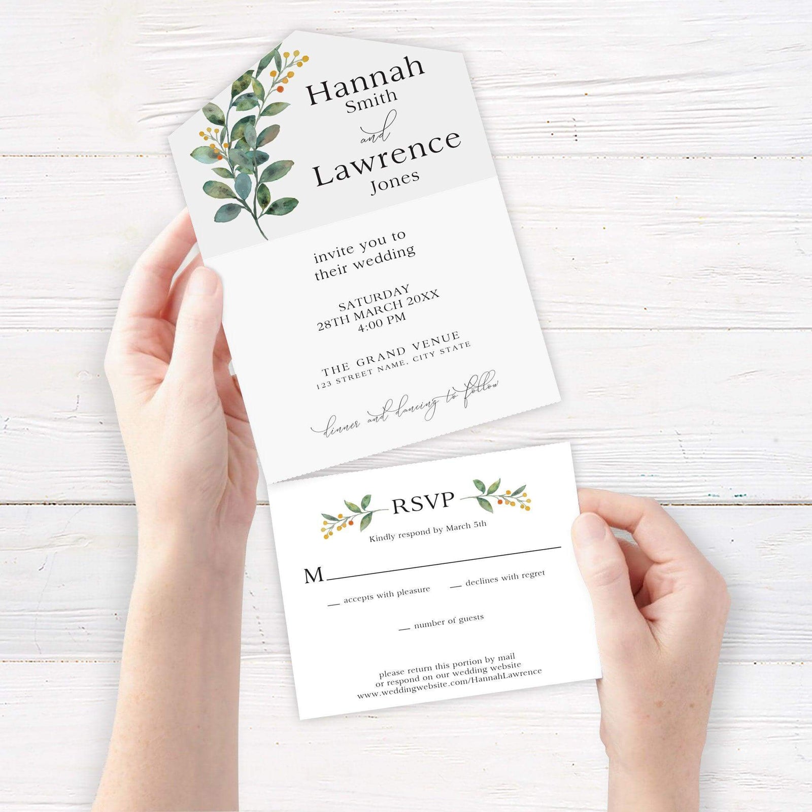 Introducing the First True All In One Wedding Invitation - goprintplus