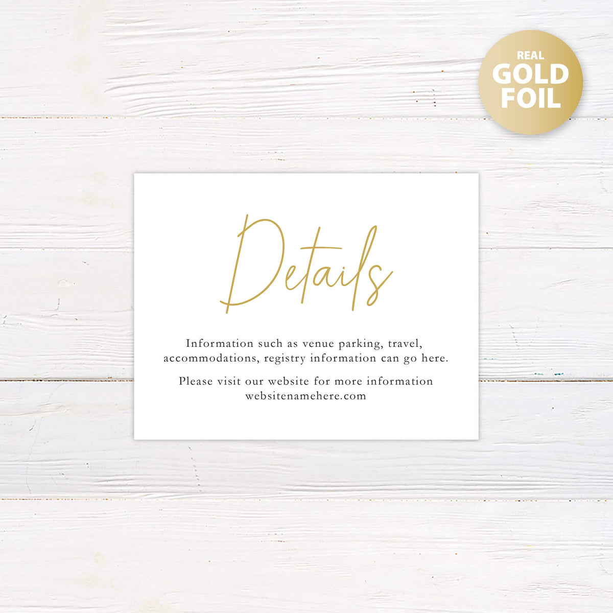 How to Write a Beautiful Thank You in Cursive on a card with gold foil details.
