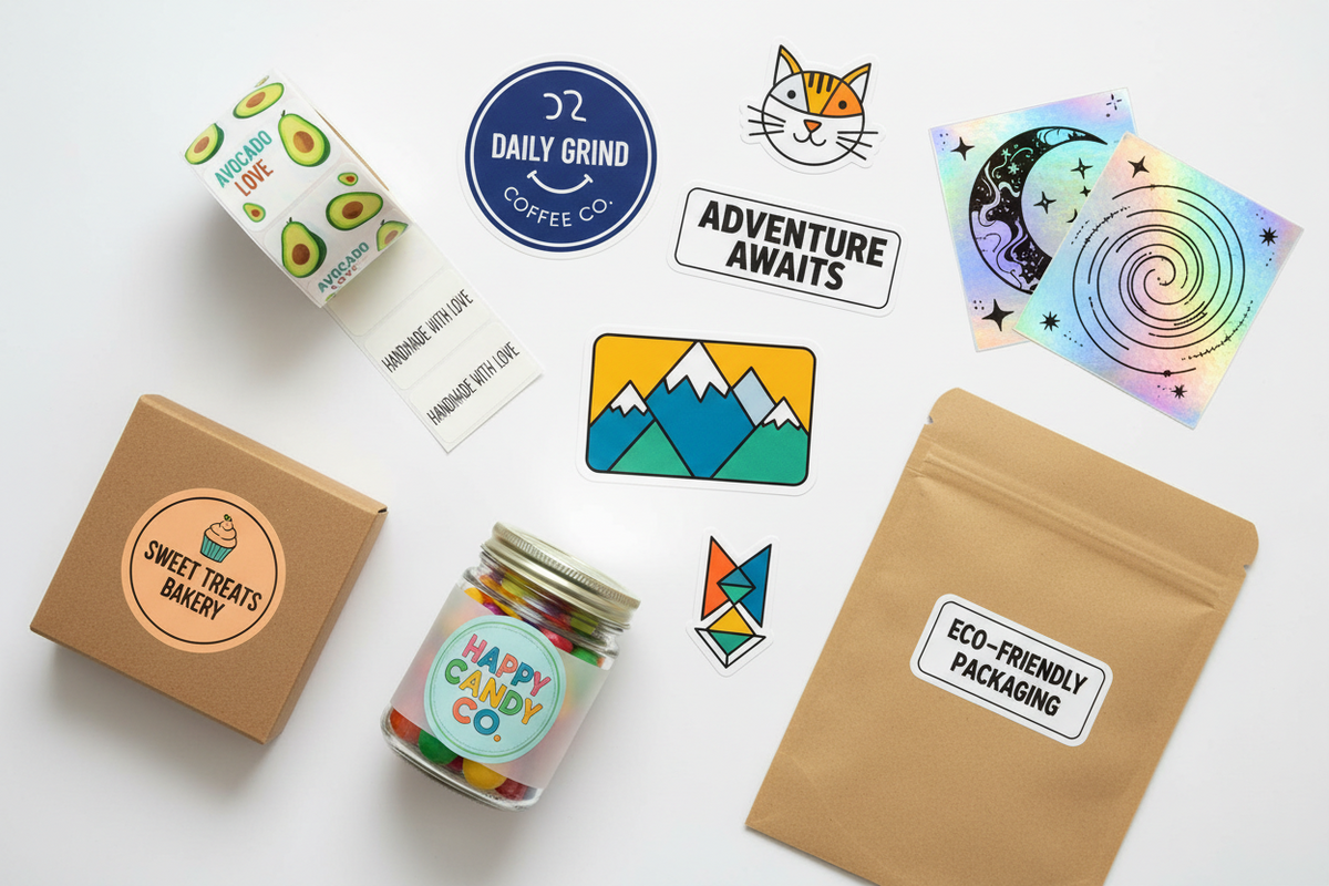 Custom Stickers, Labels & Decals for Small Business