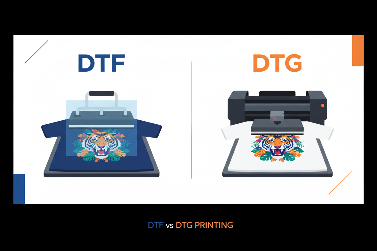 DTG vs. DTF Printing: Which Is Right for Your Custom Shirts?