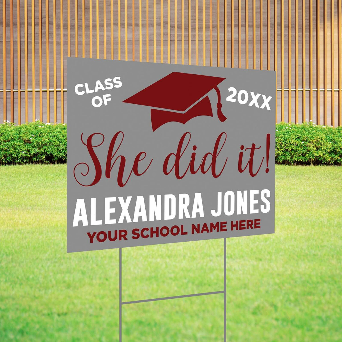 Graduation Yard Signs –Matching Designs for Grad Invitations – Go Print ...