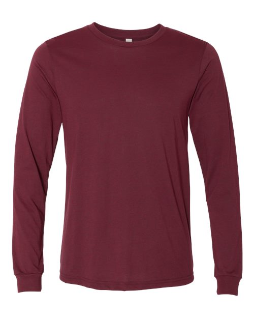 BELLA + CANVAS - Heather CVC Long Sleeve Tee - 3501CVC