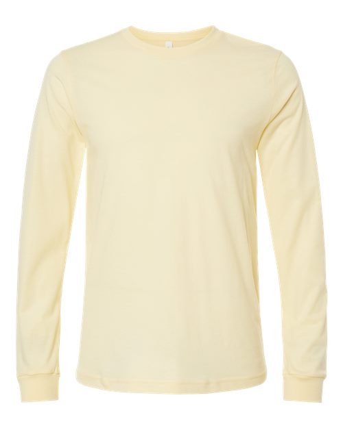 BELLA + CANVAS - Heather CVC Long Sleeve Tee - 3501CVC