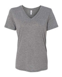 BELLA + CANVAS - Women's Relaxed Triblend V-Neck Tee - 6415