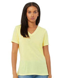 BELLA + CANVAS - Women's Relaxed Triblend V-Neck Tee - 6415