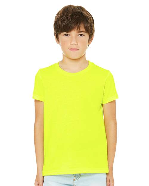 BELLA + CANVAS - Youth CVC Jersey Tee - 3001YCVC