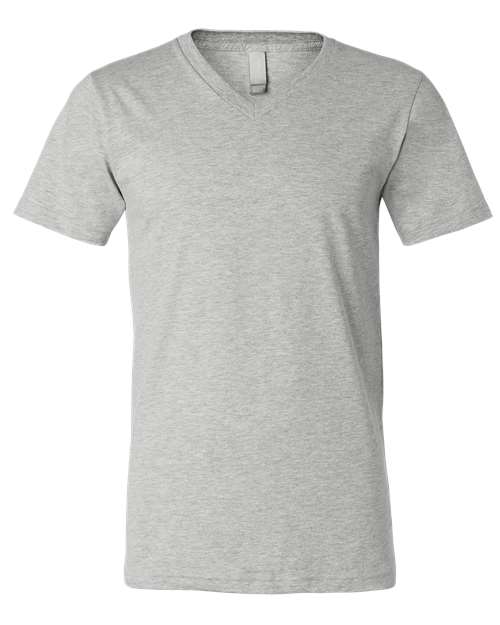 BELLA + CANVAS - Unisex Heather CVC V-Neck Tee - 3005CVC