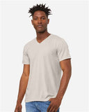 BELLA + CANVAS - Unisex Heather CVC V-Neck Tee - 3005CVC
