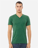 BELLA + CANVAS - Unisex Heather CVC V-Neck Tee - 3005CVC